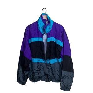 VNTG PENGUIN zip up windbreaker jacket XL